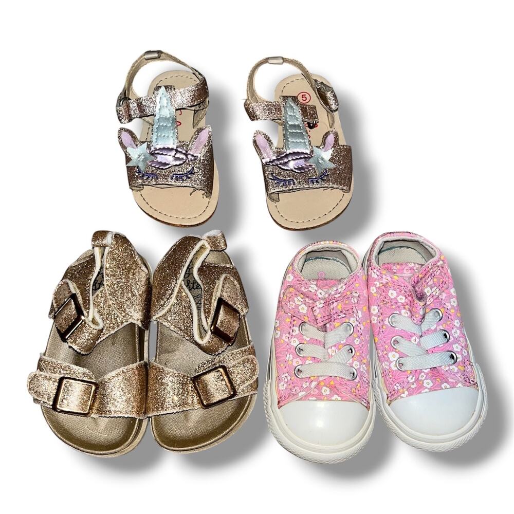 Toddler Shoe Bundle (3 Pairs) size 4/5